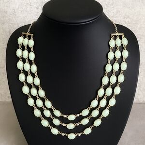 Pale Green/Mint 3 Layers Necklace